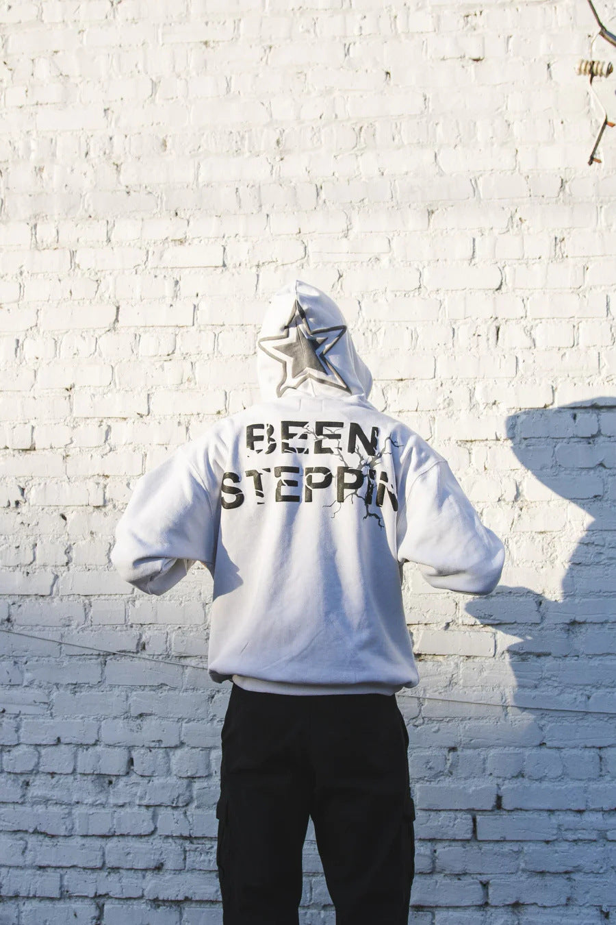 HIP HOP LETTER PRINT HOODIE