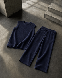 THE "HAMPTONS" JACQUARD TANK & TROUSER SET | BREATHE-TEX & FLUID DRAPE