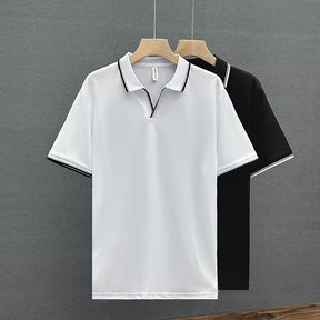 High quality high street V-neck polo shirt