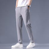 Ice silk breathable, quick-drying, straight-leg trousers