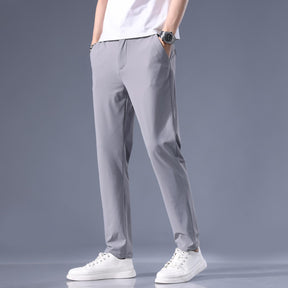 Ice silk breathable, quick-drying, straight-leg trousers