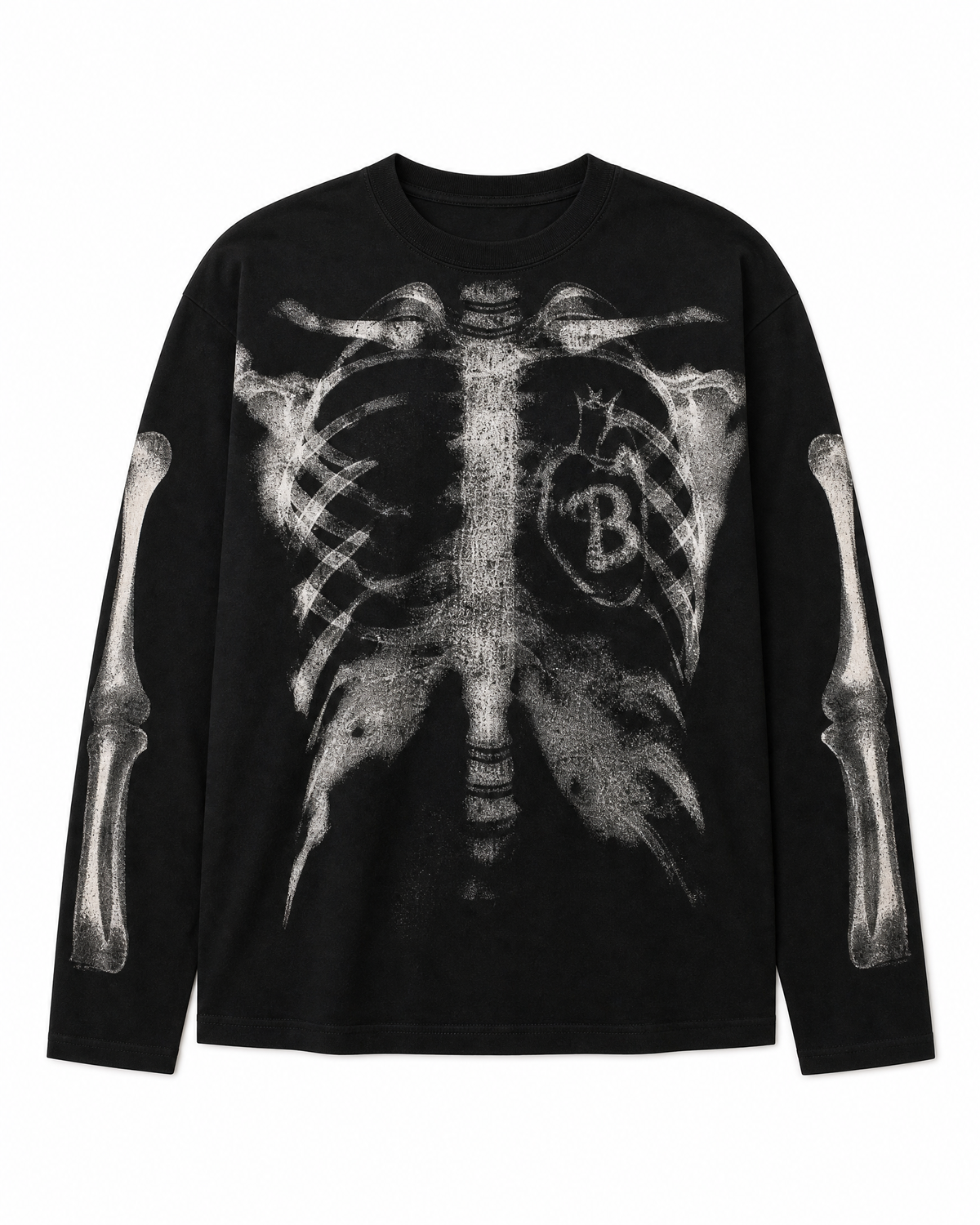 THE "SPECTER" X-RAY HEAVYWEIGHT SWEATSHIRT | Y2K BOXY FIT