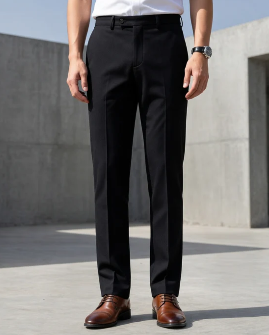 The "Infinite" Performance Trouser | 360° Hyper-Stretch & Zero-Iron
