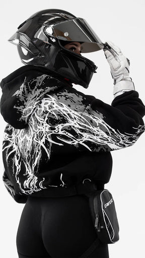 The "Vision" Reflective Hoodie | Heavyweight Boxy Fit