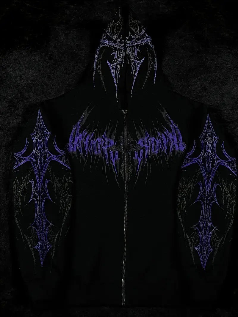 The "Celestial" Zip-Up | Heavyweight Boxy Hoodie ( FREE SHIPPING )