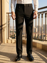 The "Aero-Flow" Straight Leg Trouser | Silk-Touch Cooling Tech