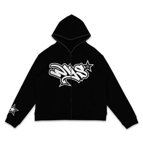 HIP HOP LETTER PRINT HOODIE