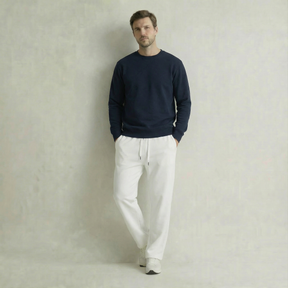 The "Drape" Wide-Leg Jogger | Premium Heavyweight Lounge Pant