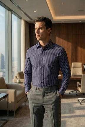 The "Legacy" Anti-Wrinkle Shirt | Signature Non-Iron Series