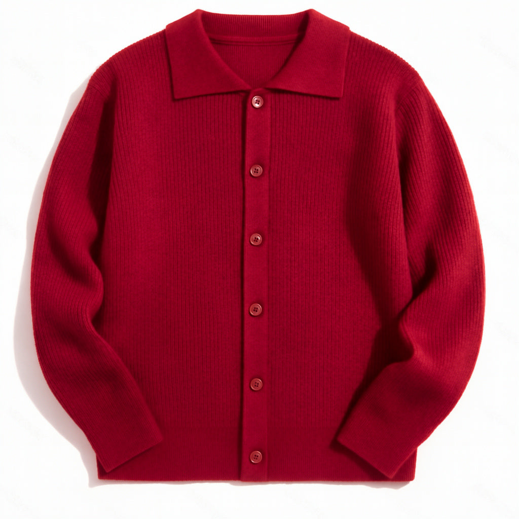 The "Executive" Textured Cardigan | Premium Smart-Casual Layer