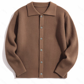 The "Executive" Textured Cardigan | Premium Smart-Casual Layer