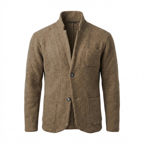 Executive Stand-Collar Blazer