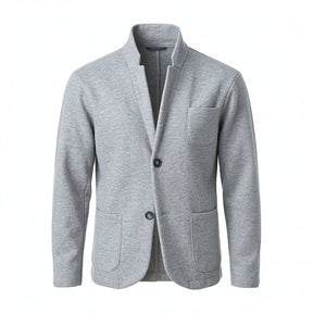Executive Stand-Collar Blazer