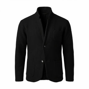 Executive Stand-Collar Blazer