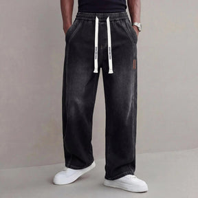 The "Vanguard" Drawstring Baggy Denim