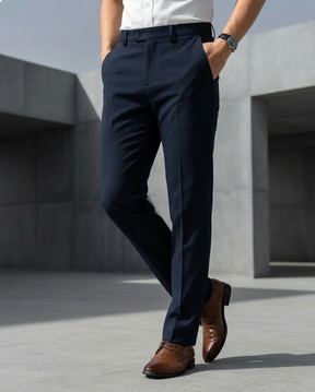 The "Infinite" Performance Trouser | 360° Hyper-Stretch & Zero-Iron