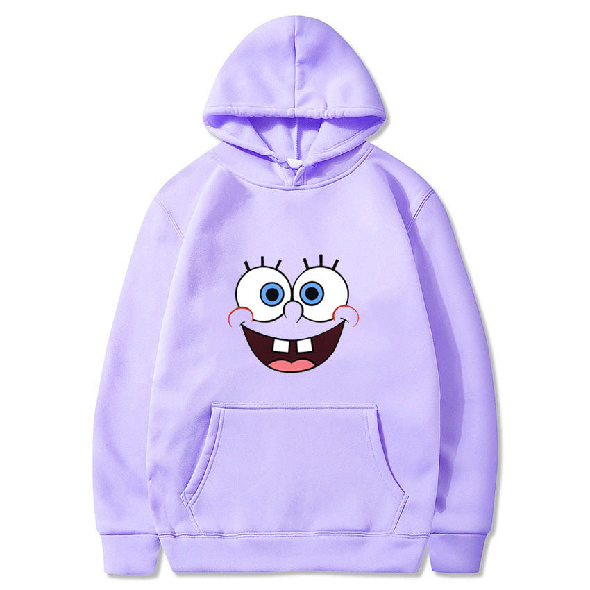 Purple spongebob online hoodie