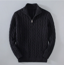 The "Alpine" Quarter-Zip | Premium Cable Knit Sweater