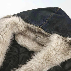 The "Intercept" Boxy Flight Jacket | Cropped Hooded Edition