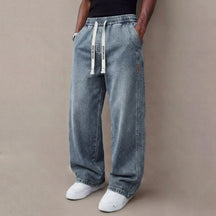 The "Vanguard" Drawstring Baggy Denim