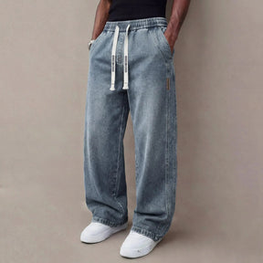 The "Vanguard" Drawstring Baggy Denim