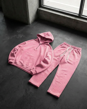 THE "NOMAD" HALF-ZIP STREETWEAR SET | HEAVYWEIGHT FLEECE & BAGGY FIT