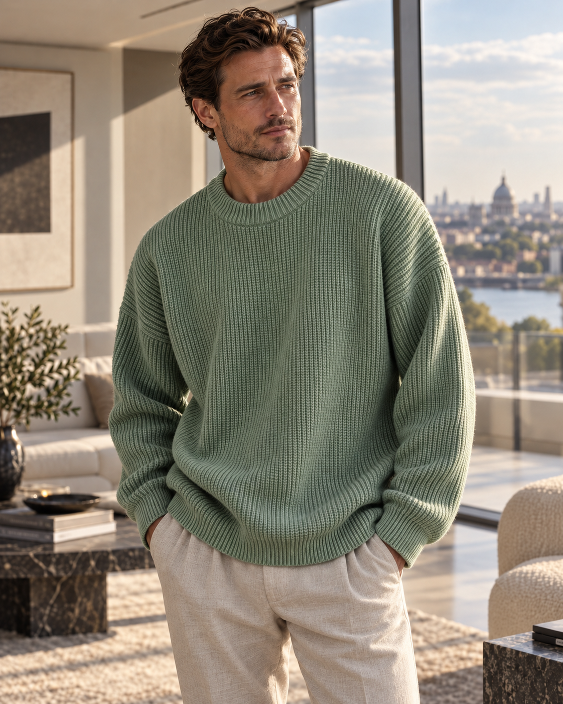 The "Mayfair" Heavyweight Knit Sweater