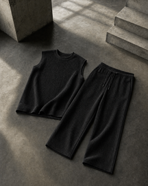 THE "HAMPTONS" JACQUARD TANK & TROUSER SET | BREATHE-TEX & FLUID DRAPE