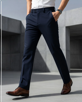 The "Infinite" Performance Trouser | 360° Hyper-Stretch & Zero-Iron