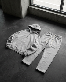 THE "NOMAD" HALF-ZIP STREETWEAR SET | HEAVYWEIGHT FLEECE & BAGGY FIT