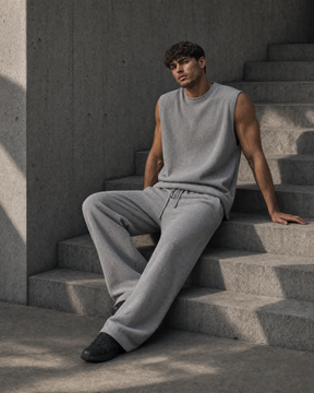 THE "HAMPTONS" JACQUARD TANK & TROUSER SET | BREATHE-TEX & FLUID DRAPE