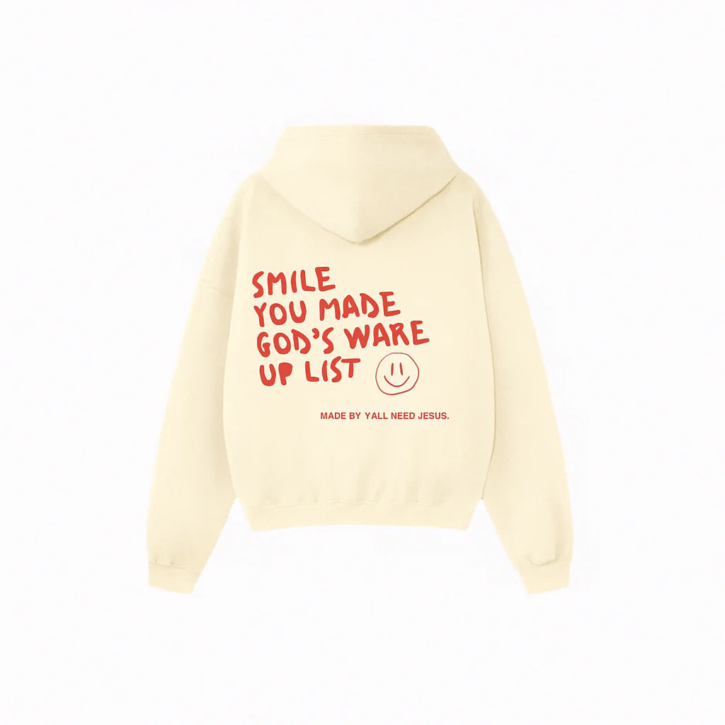 God's Wake Up List Hoodie