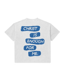 CHRIST IS ENOUGH FOR ME Print Short Sleeve T-shirt