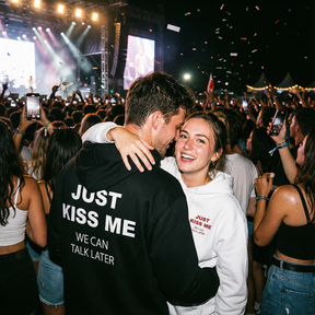 Just Kiss Me We Can Talk Later Hoodie
