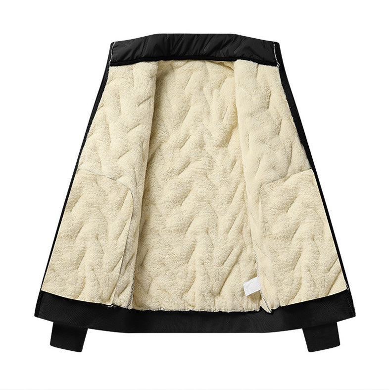 Men's Winter Warm Jacket with Fleece Lining