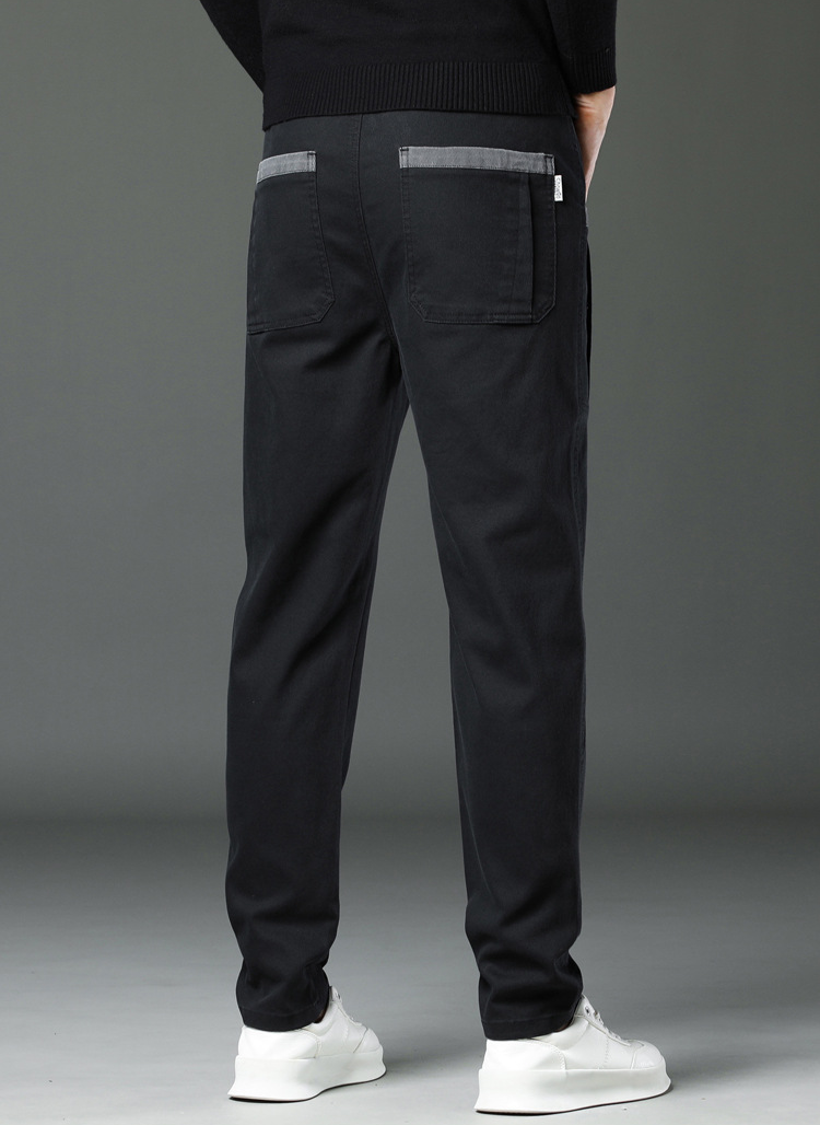 Men's relaxed straight-leg pants