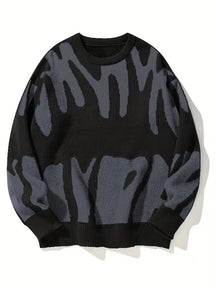 Unisex Hip-Hop Round Neck Sweater
