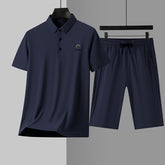 Ice silk casual sports suit