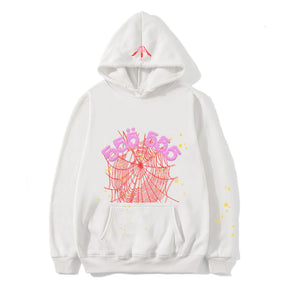 Spider web casual street sports hoodie