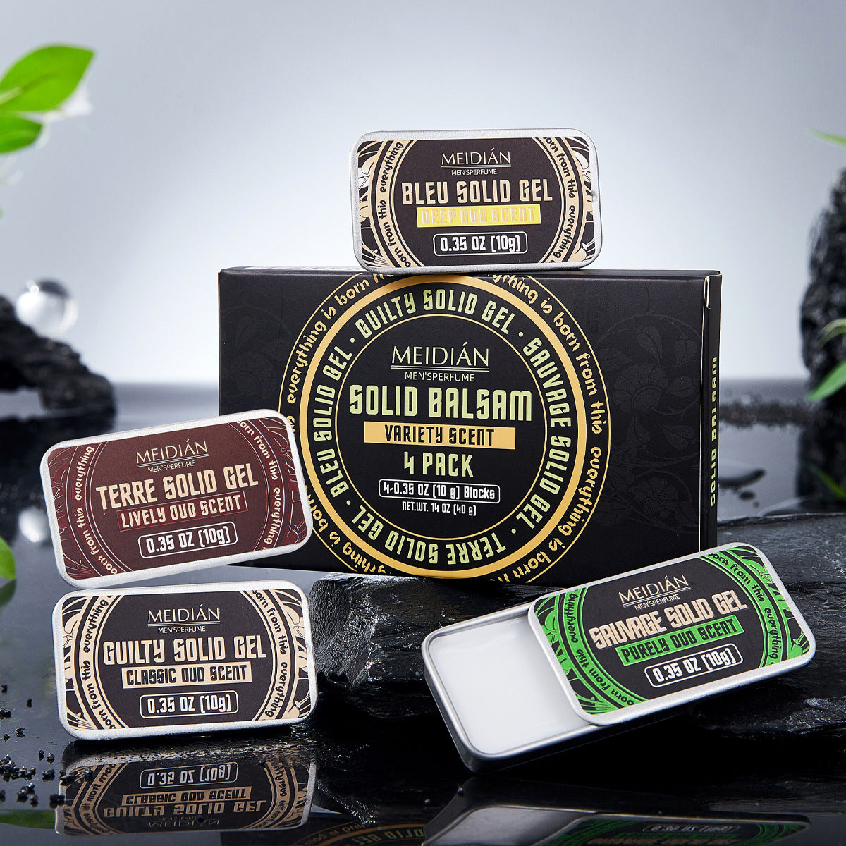 The "Executive" Solid Cologne No. 01 (4 pack)