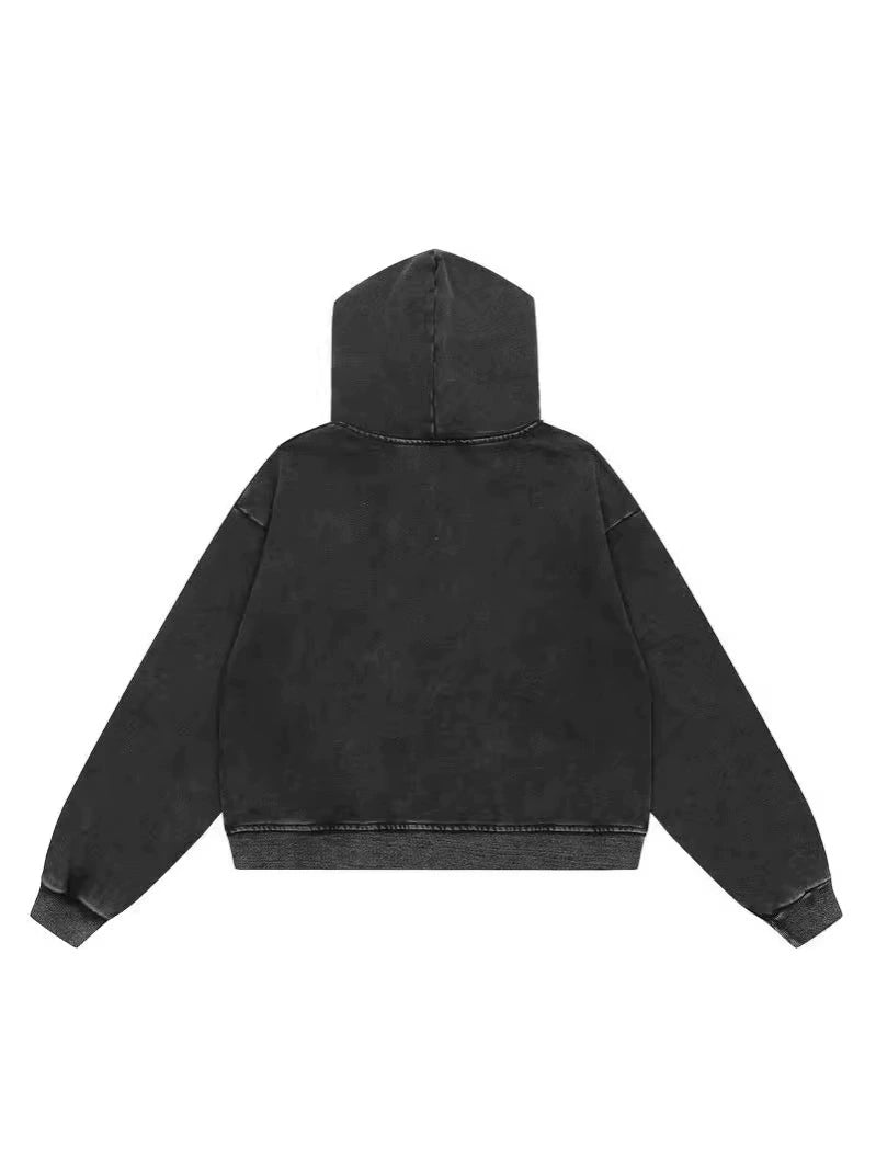 Deluxe Washed Zip-Up Hoodie