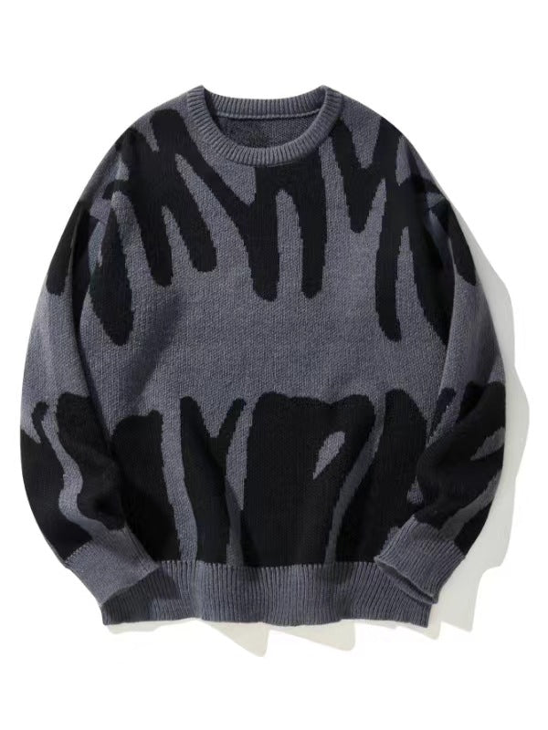 Unisex Hip-Hop Round Neck Sweater