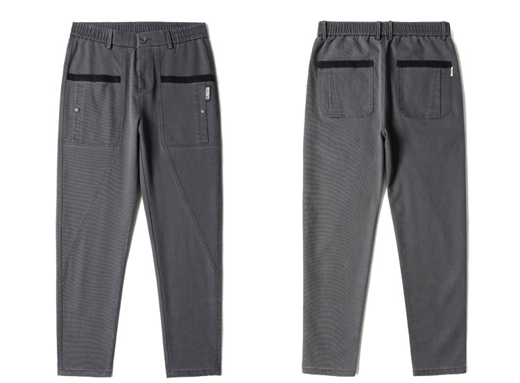 Men's relaxed straight-leg pants