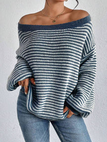 Women's Off-Shoulder Casual Sweater