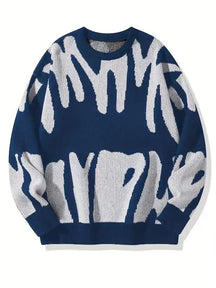 Unisex Hip-Hop Round Neck Sweater