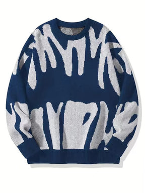 Unisex Hip-Hop Round Neck Sweater