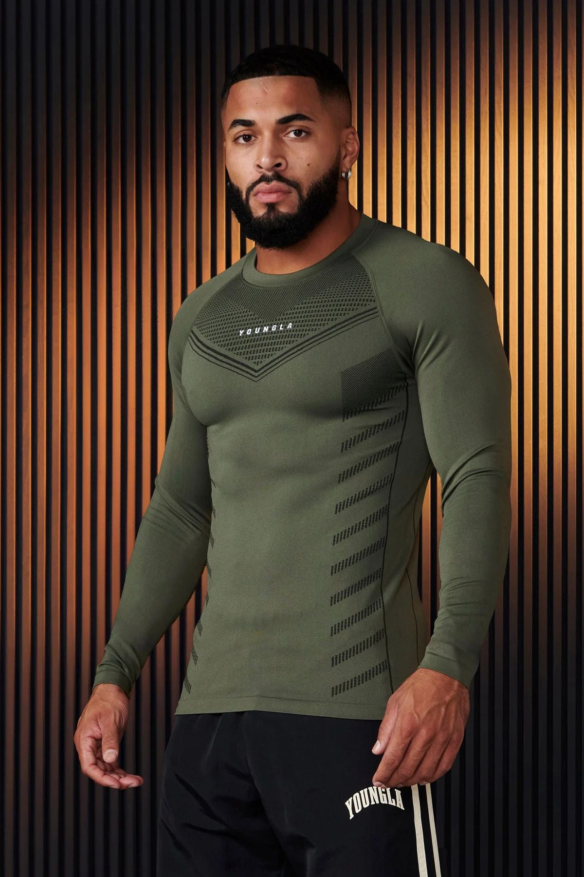 Superhero long-sleeve tight-fitting shirt