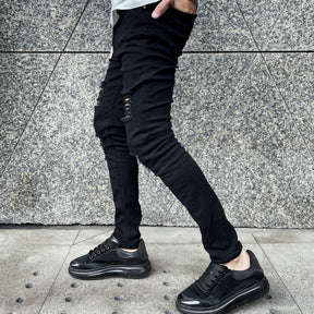 Men's Ripped Jeans Slim Fit Skinny Stretch Comfy Denim Jeans