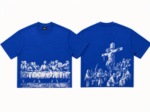 Jesus Print Oversized Tee