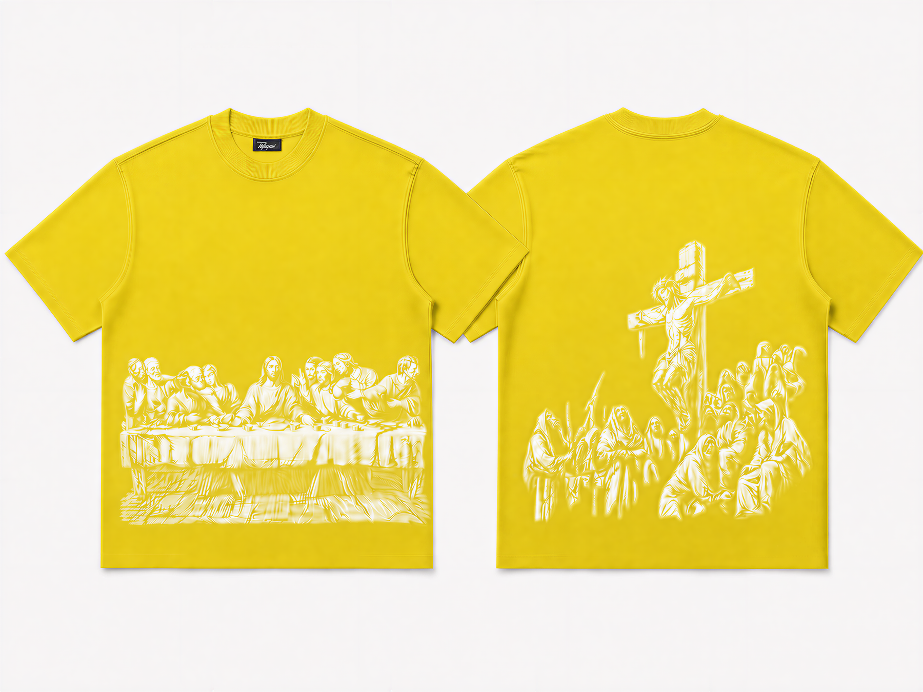 Jesus Print Oversized Tee
